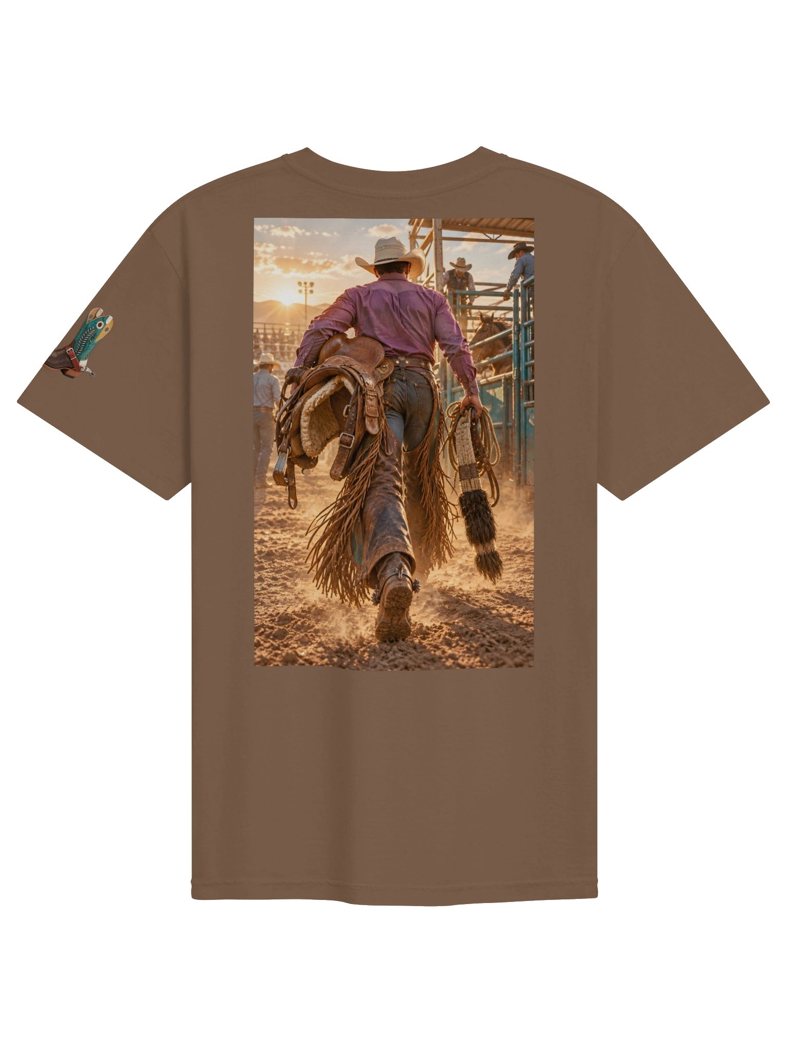 Saddle Bronc Get Ready T-Shirt | ROUGHSTOCK RODEO™ product image (112)