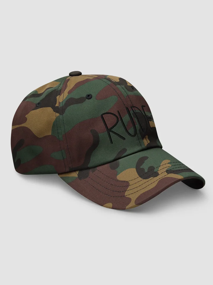 RUDE Dad hat [Black Design] product image (4)