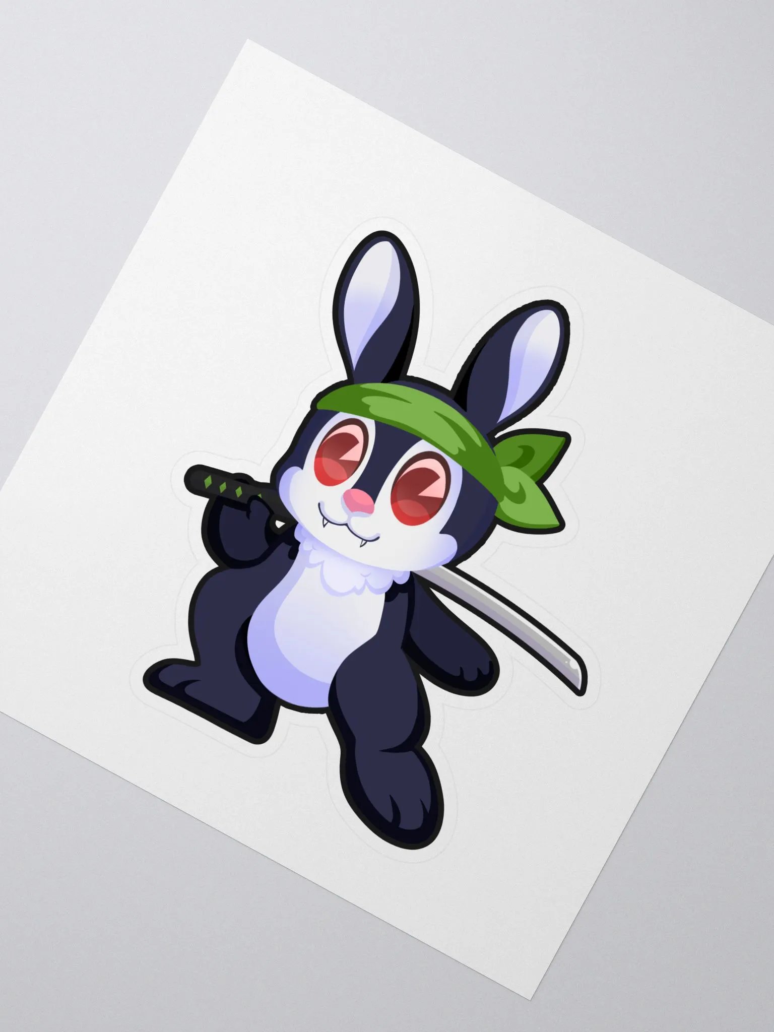 OG Ninja Bunny Sticker product image (2)