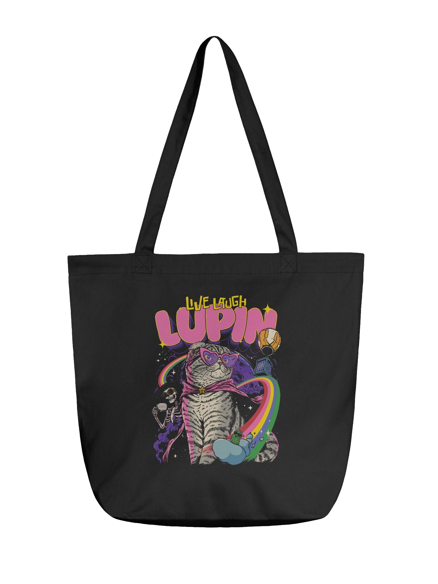 Live Laugh Lupin Tote Bag product image (1)