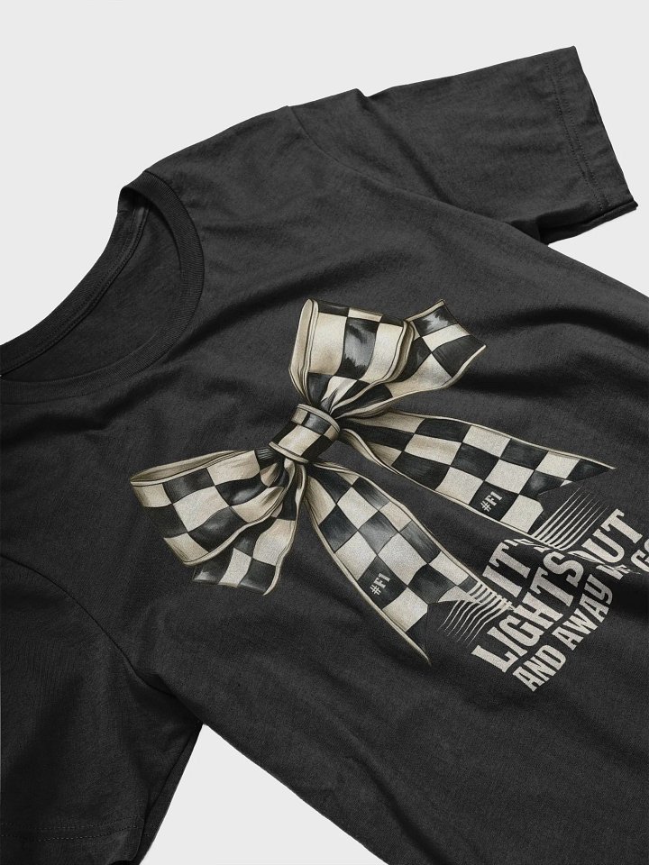 Checkered #F1 Bow T-Shirt product image (2)