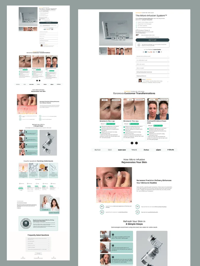 High-Converting Shopify Landing Page for Skincare Brands | CRO Optimized DTC Template | GemPages product image (1)