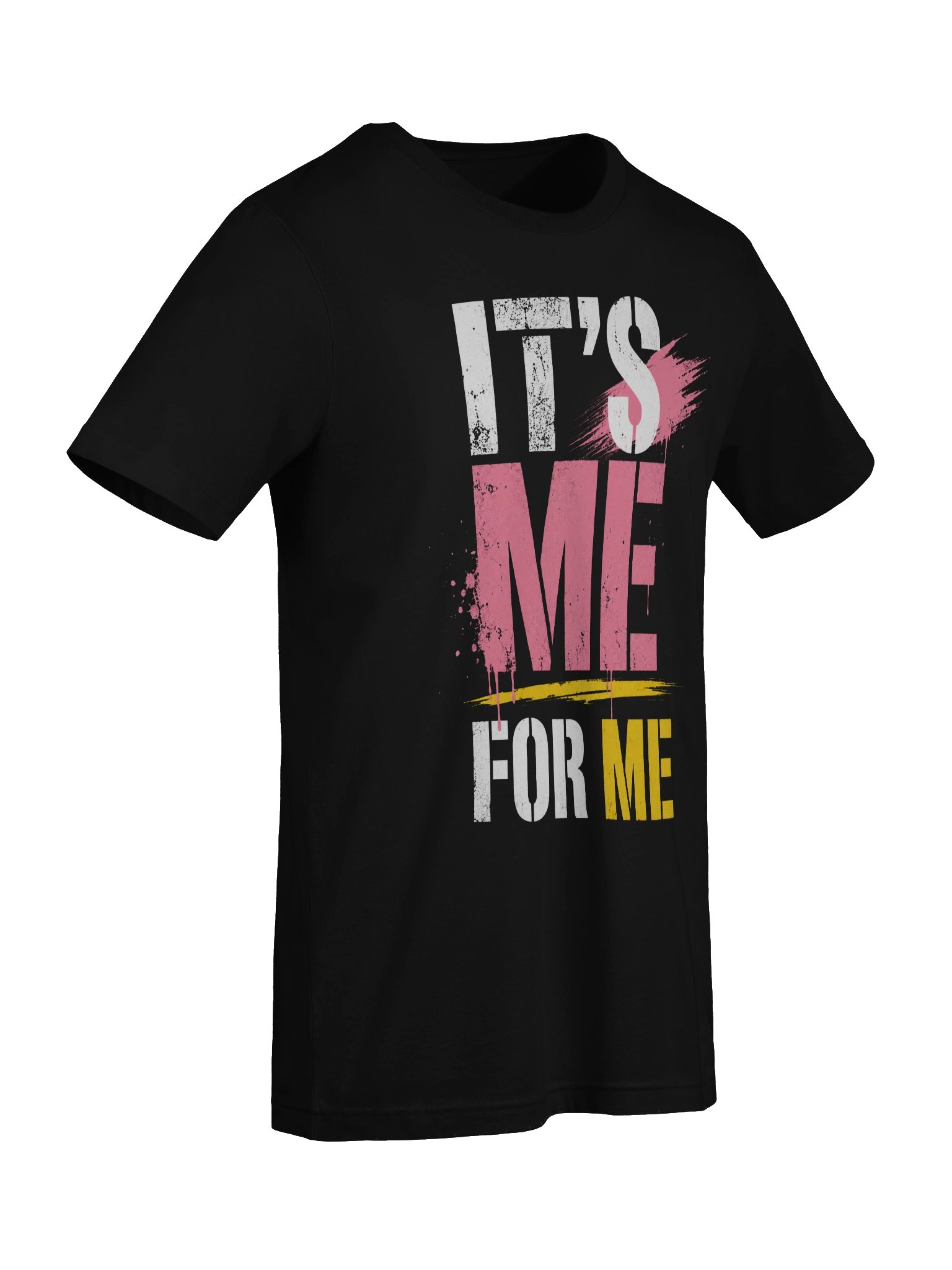 It's Me For Me Color Tee — Black product image (7)