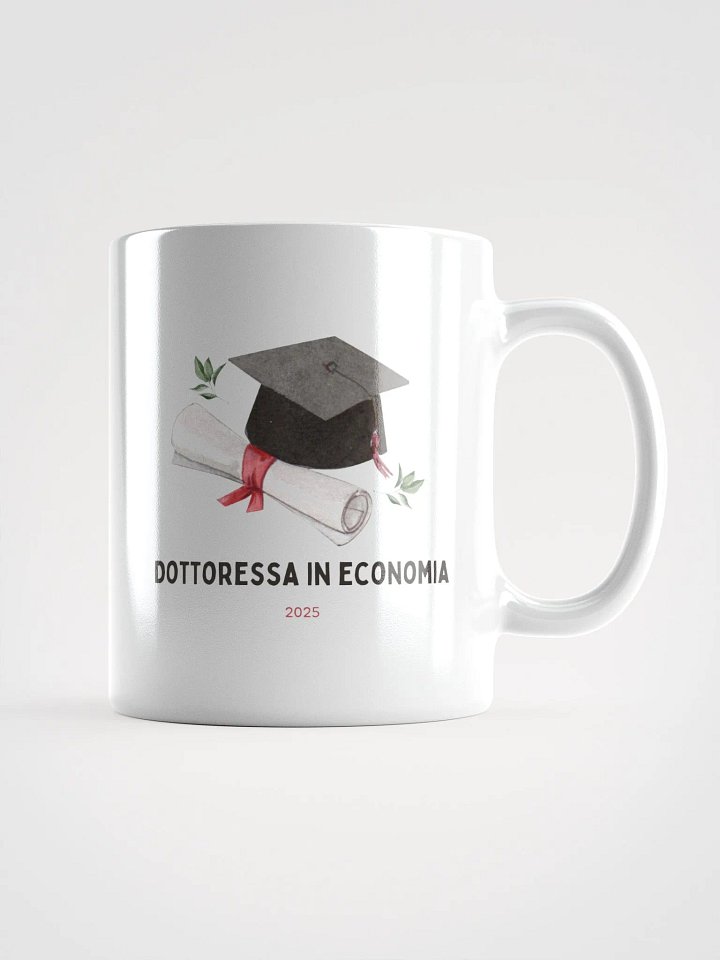 Tazza regalo laureata in economia 2025 product image (1)
