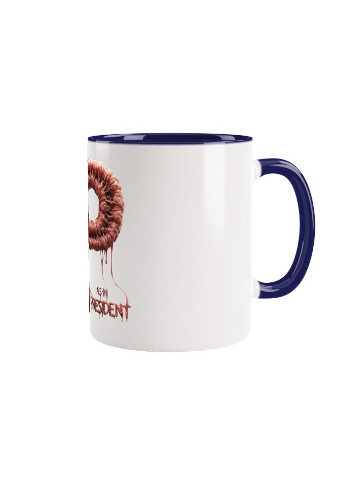 P as in president ceramic mug with color inside by dark alphabet product image (4)