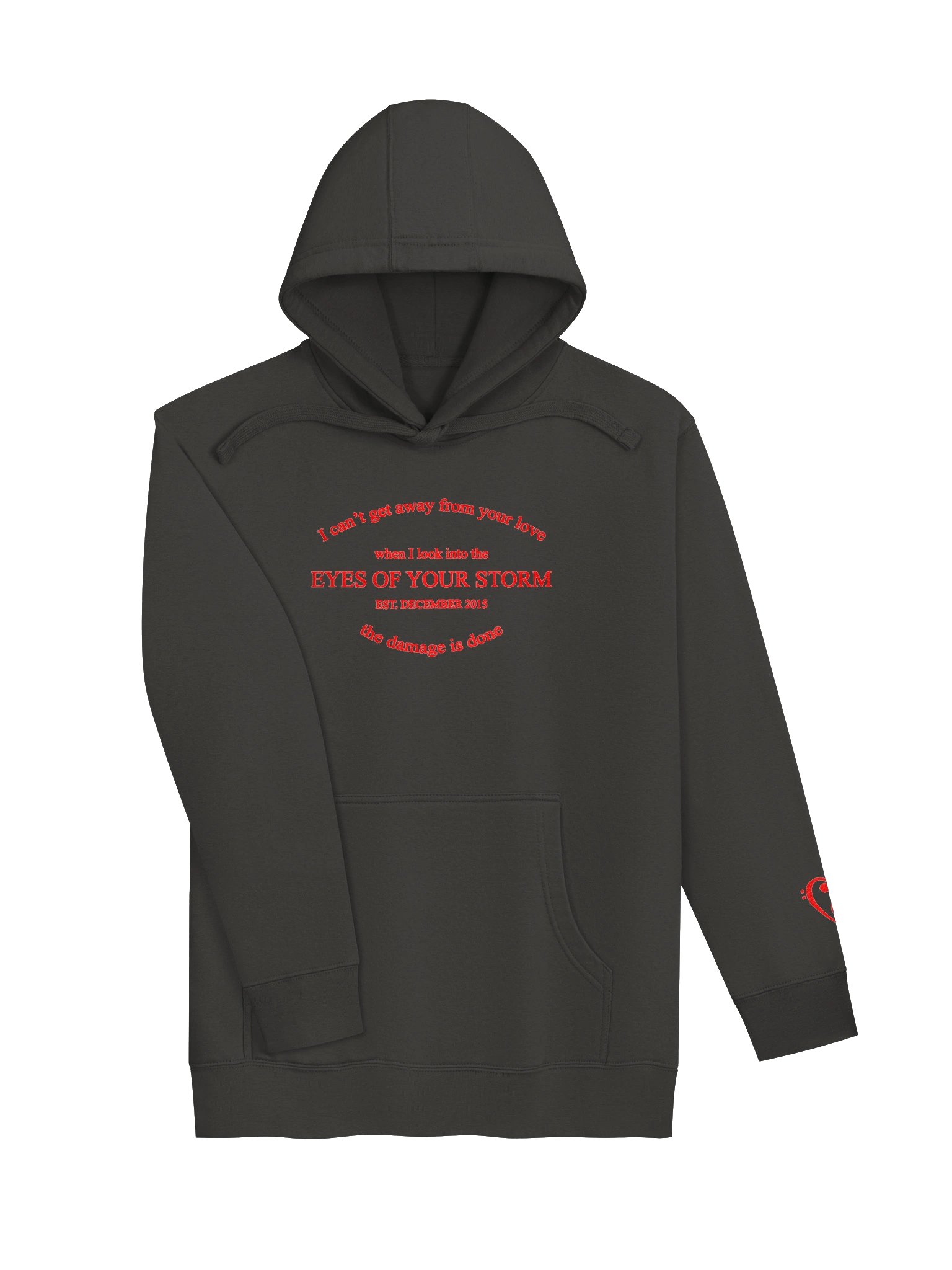 the damage is done Embroidered Hoodie product image (4)