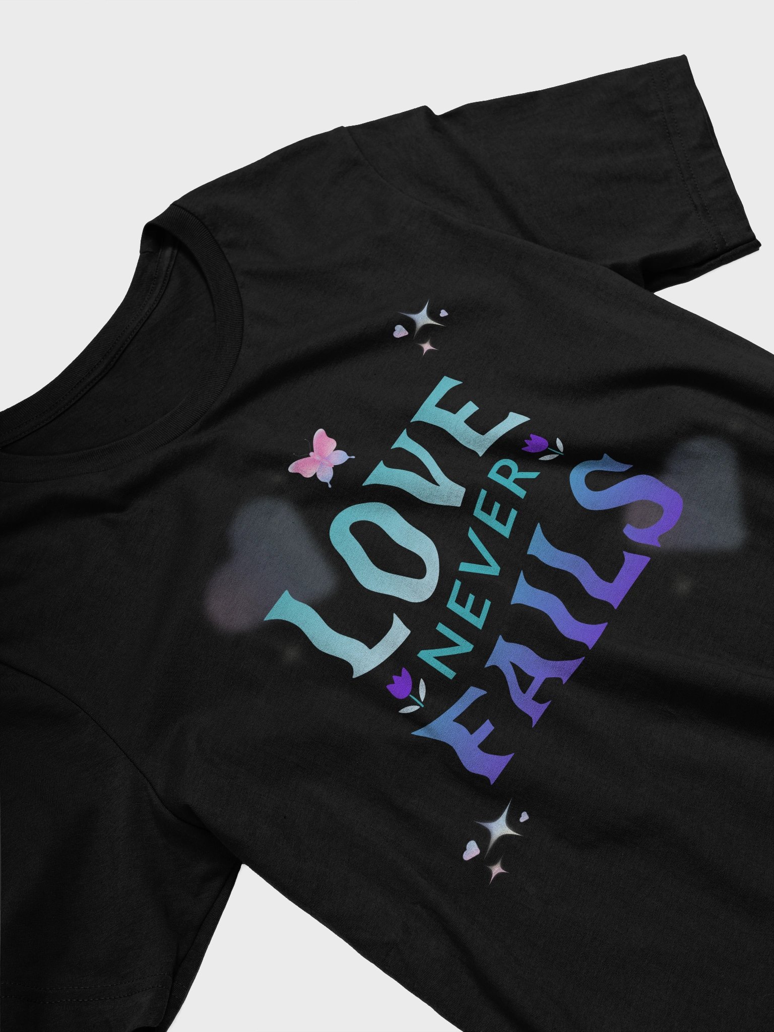 Love Never Fails Pastel T-Shirt product image (3)