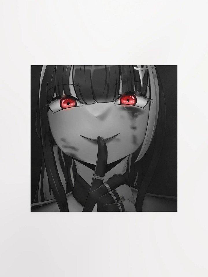 Kes Yandere Poster - Monochrome product image (1)