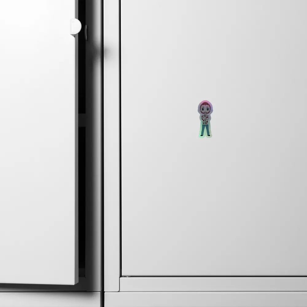 BeardMan Holographic Sticker Set product image (6)