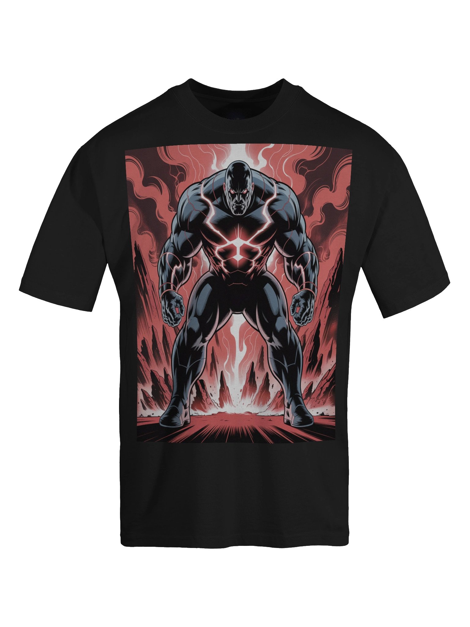 Apokolips Tyrant: Darkseid Oversized Faded T-Shirt product image (1)