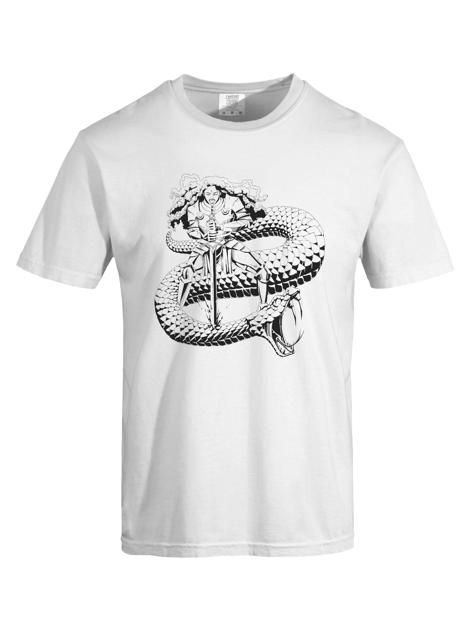 Warrior and Serpent tee product image (7)