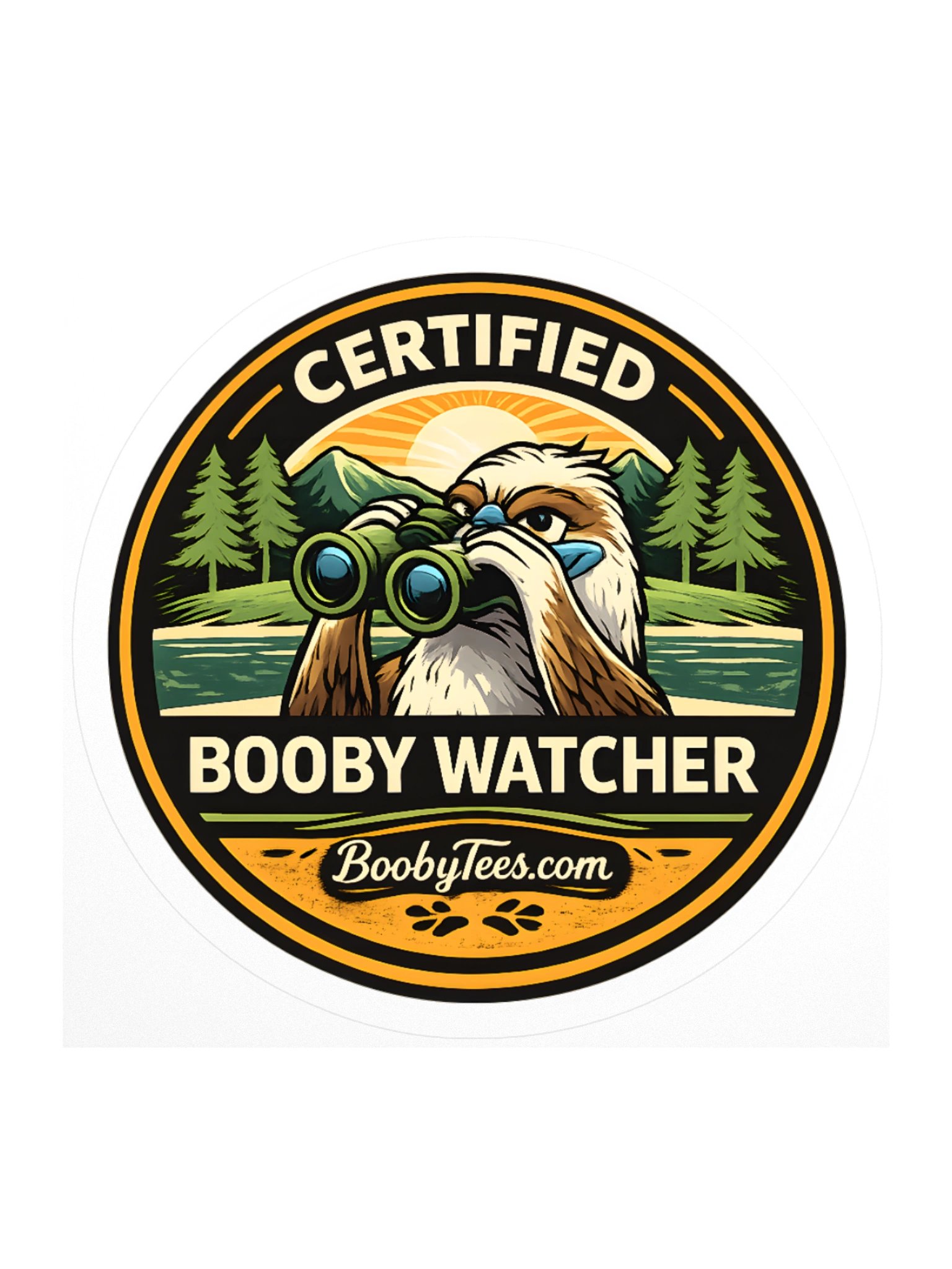 Certified Booby Watcher Sticker product image (2)