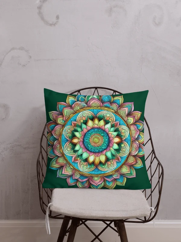 Autumn Bloom Mandala - Pillow product image (6)