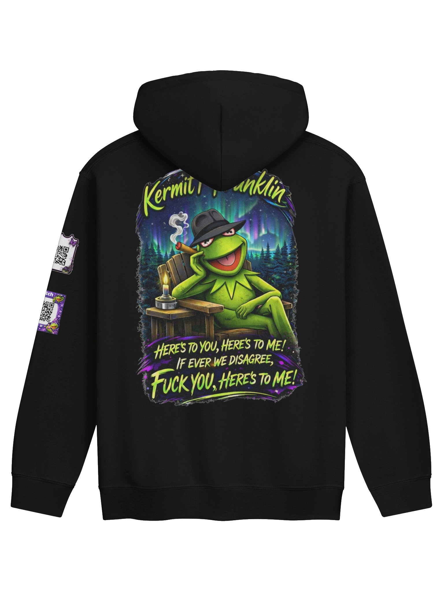 Fuck You Toast Hoodie w/QR product image (1)