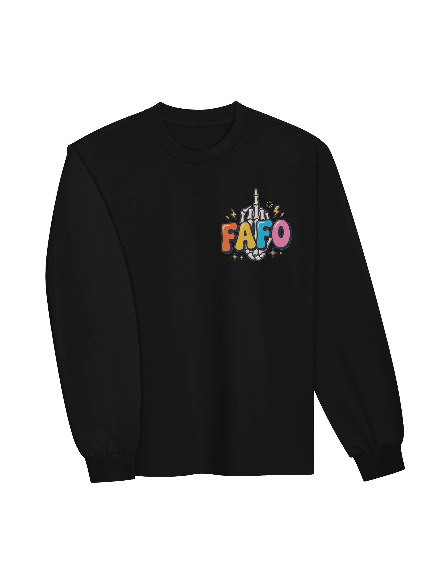 Vibrant FAFO Gesture Long Sleeve product image (3)