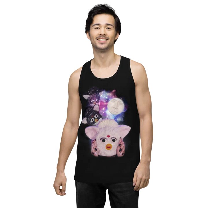3 Furby's and a NicolasMoon ▪ Men's Tank Top product image (2)