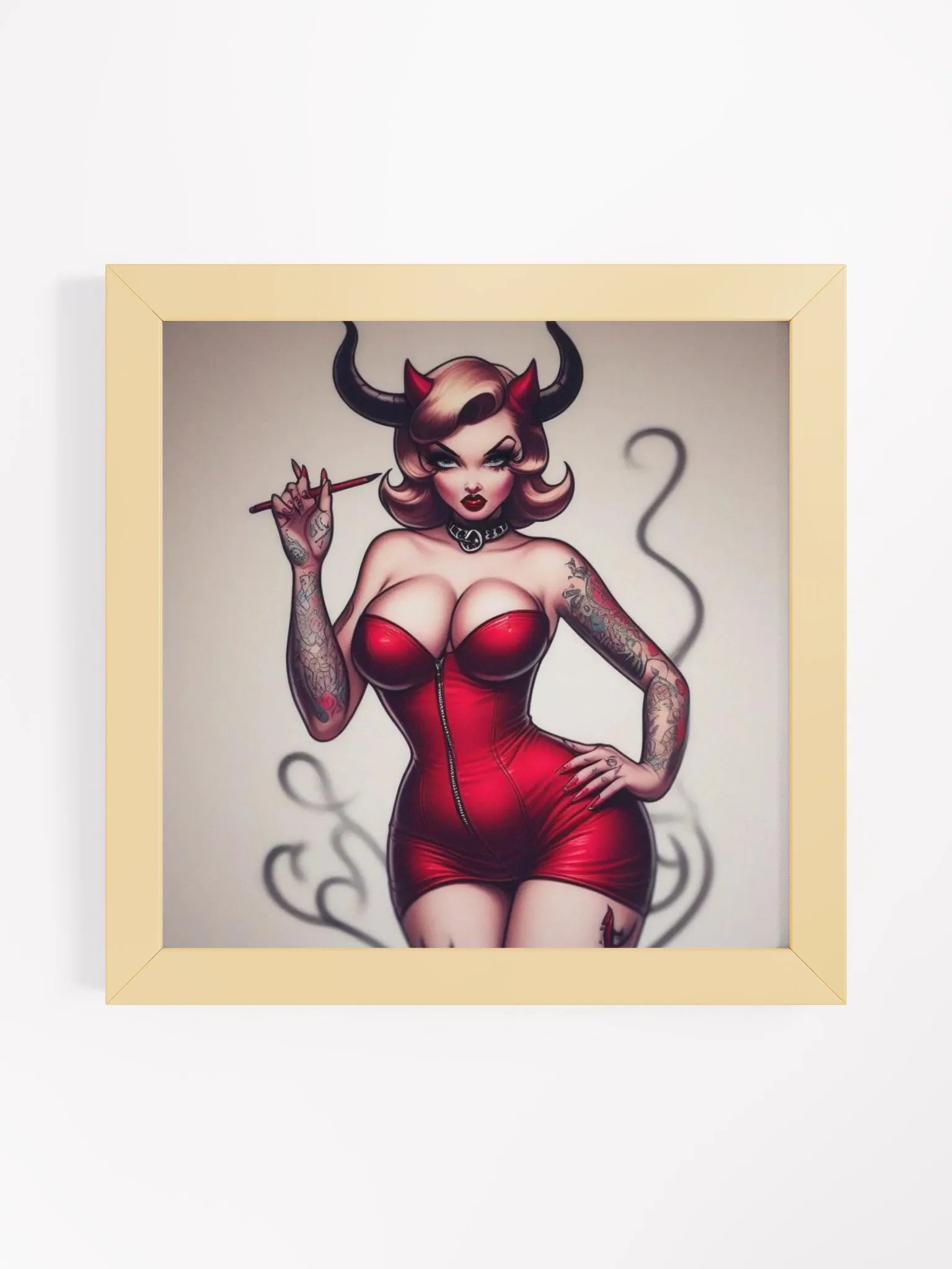 Elegant devil Framed Poster product image (1)