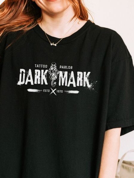 Dark Mark Tattoo Parlor Halloween Punk Grunge Shirt product image (10)