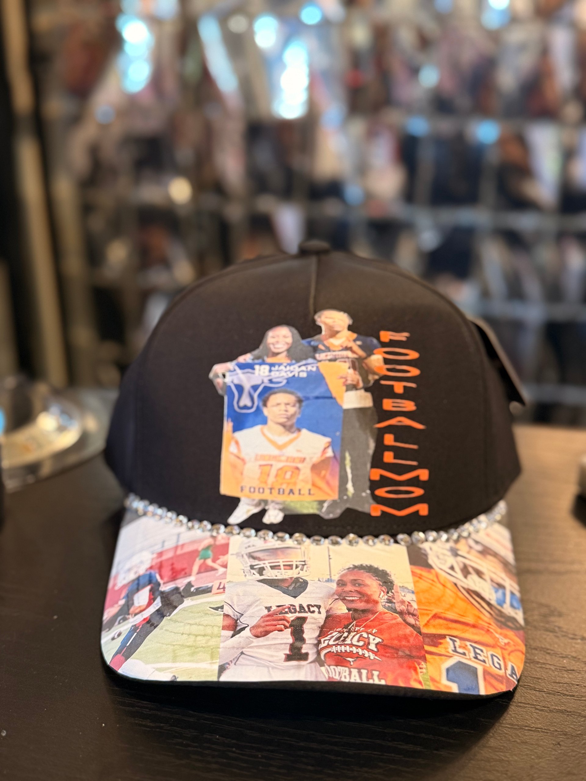 Custom football mom hat product image (1)