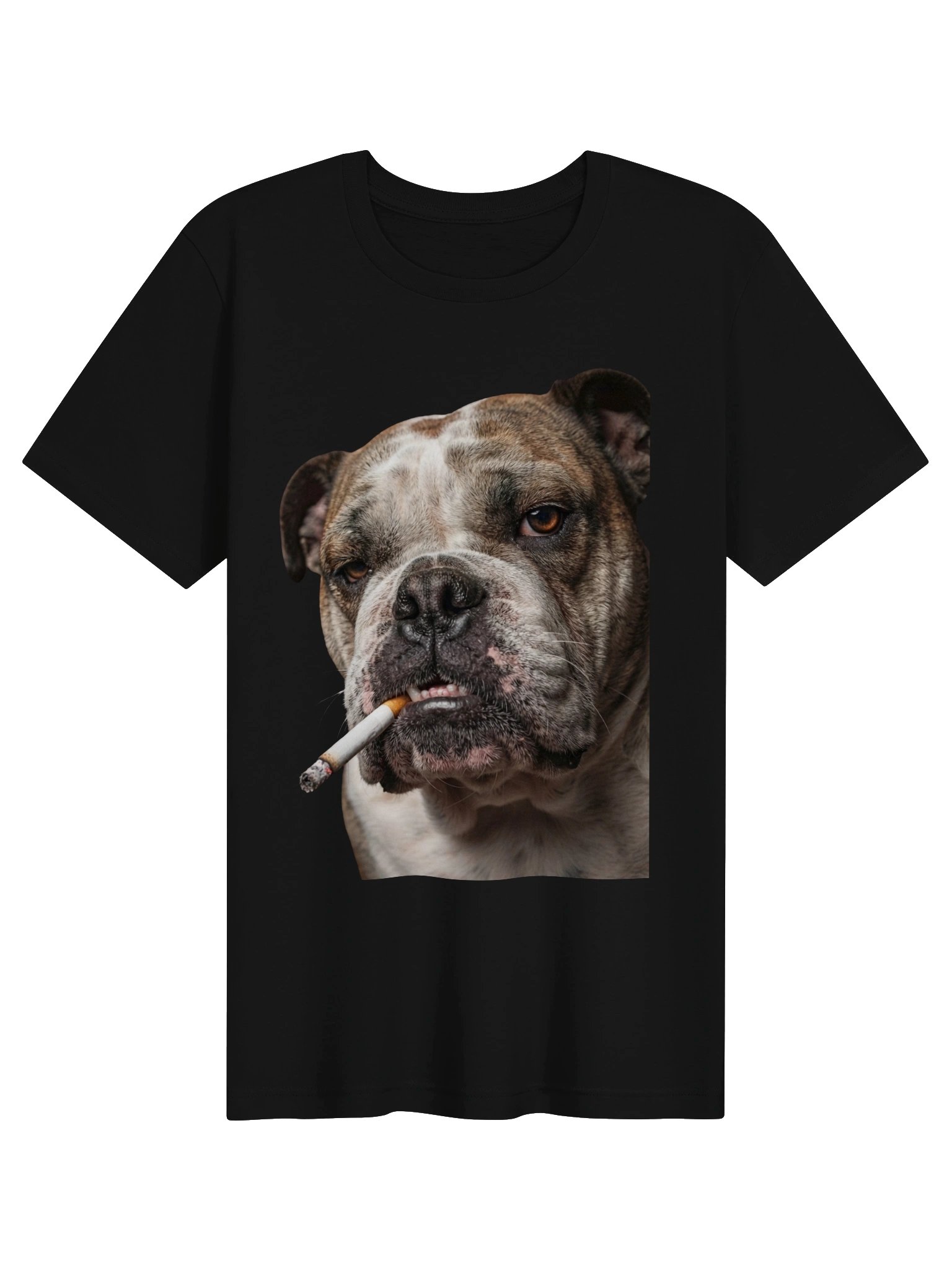 Funny Bulldog Smoking T-Shirt product image (7)