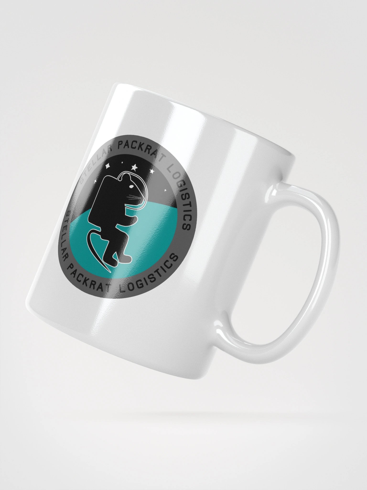 Stellar Packrat Logistics White Glossy Mug product image (5)