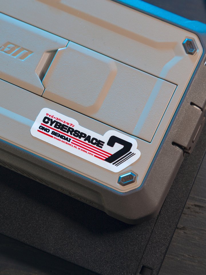 Hosaka Ono-Sendai Cyberspace 7 stickers (horizontal/black) product image (2)