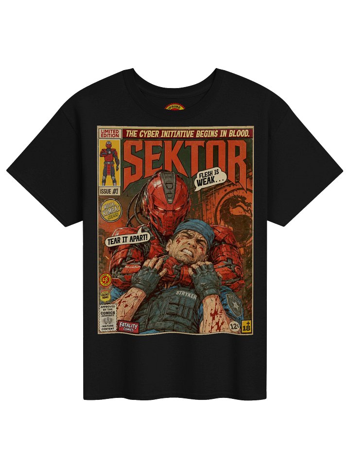 Mortal Kombat Sektor Comic Art T-Shirt product image (1)