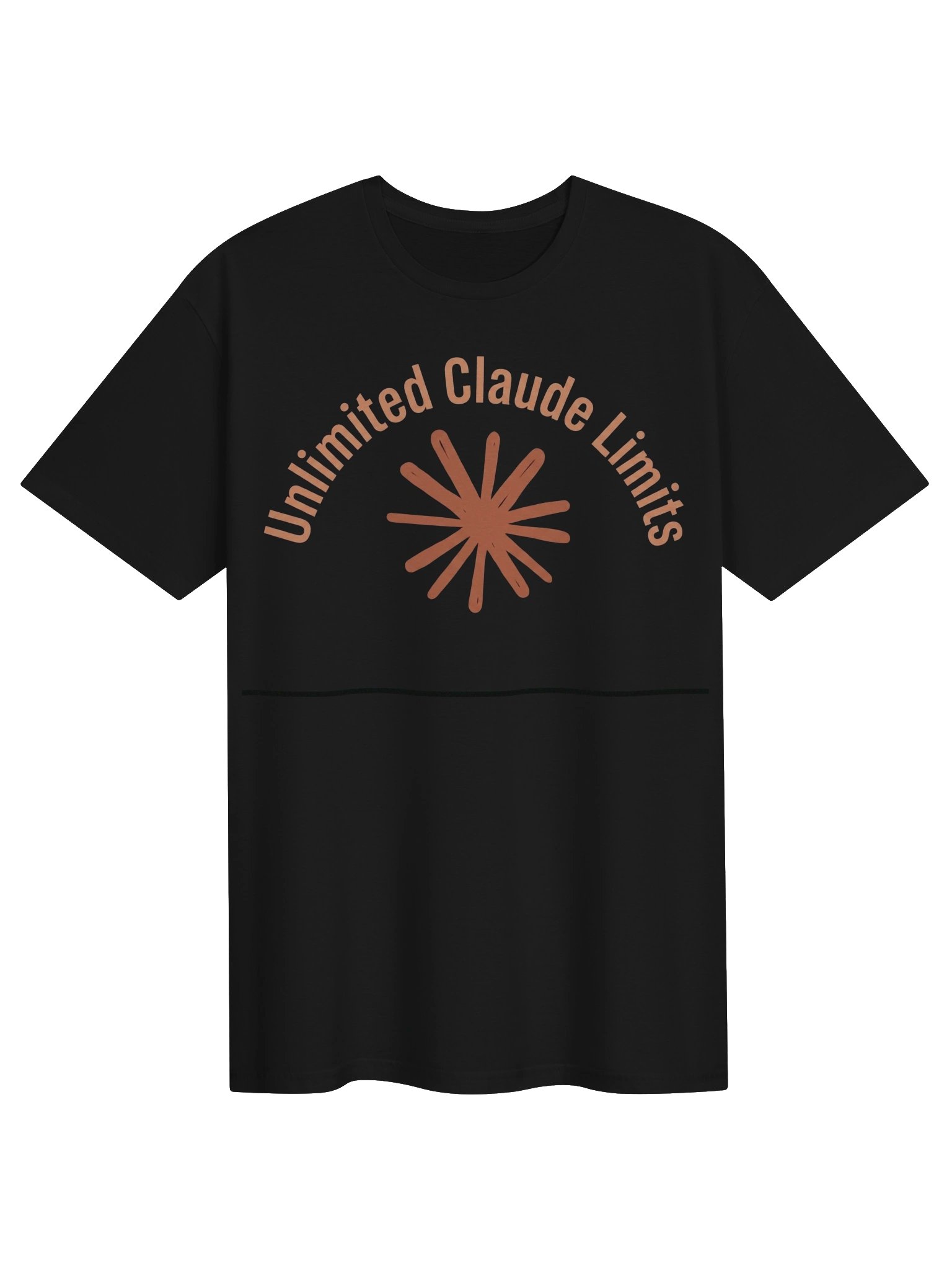 UNLIMITED CLAUDE LIMITS | AI Subscription Humor & Claude User Meme T-Shirt product image (2)