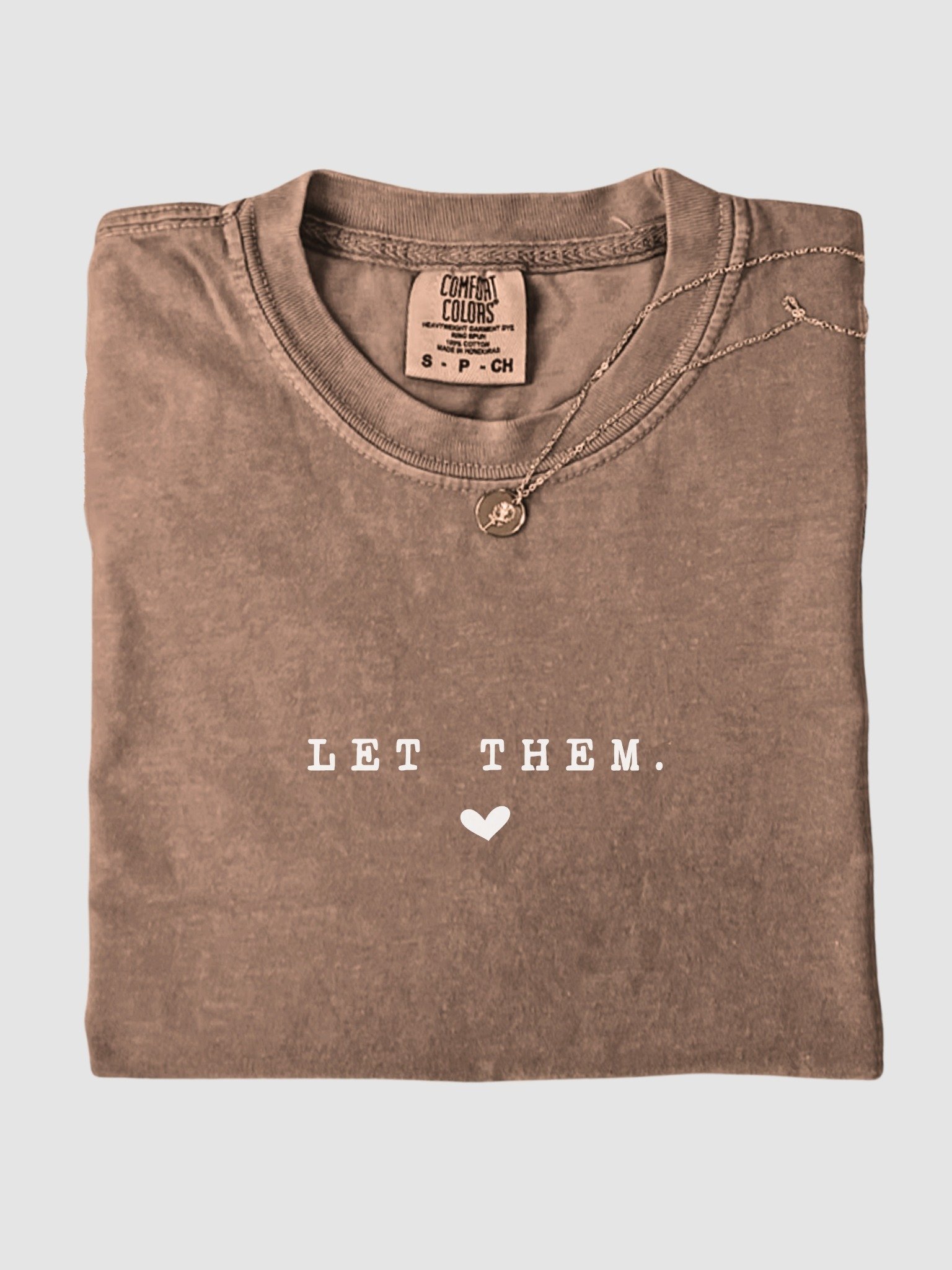 LET THEM Heavyweight Tee product image (1)