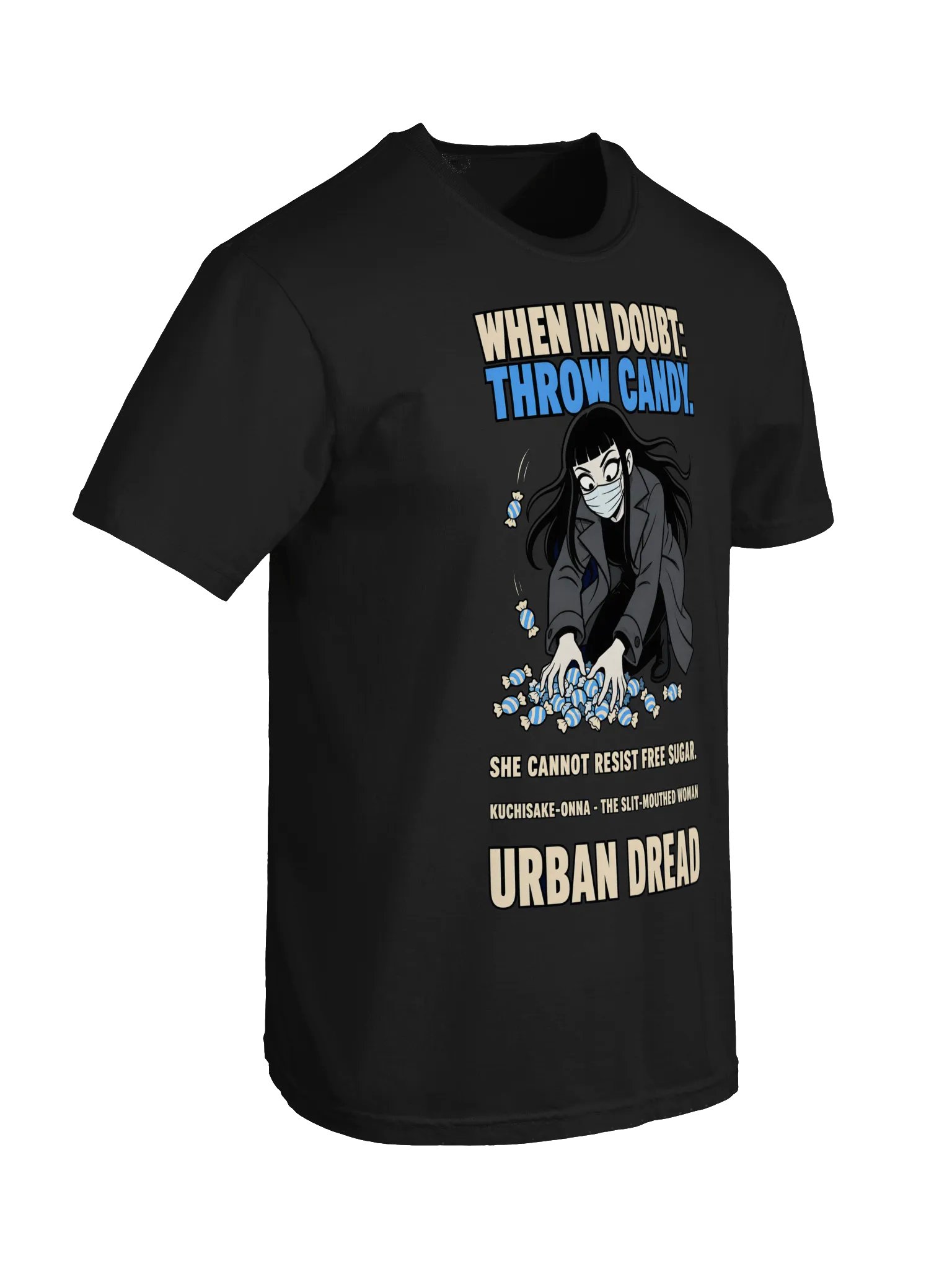When in Doubt, Throw Candy — Kuchisake-Onna T-Shirt product image (5)