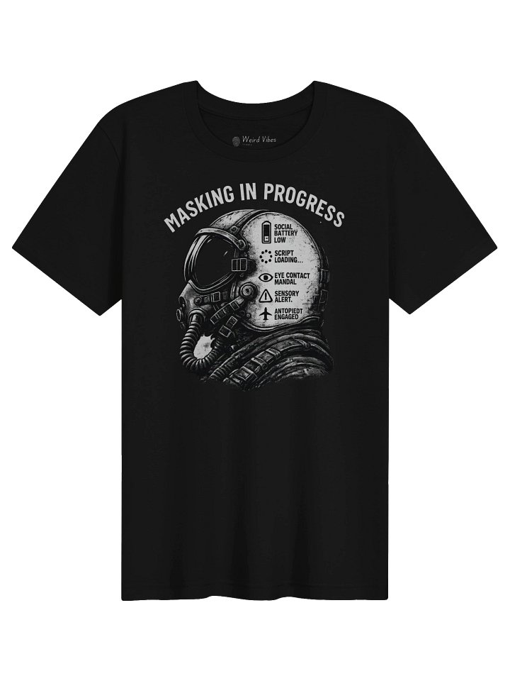 Masking in Progress- Dark Color Tee product image (1)
