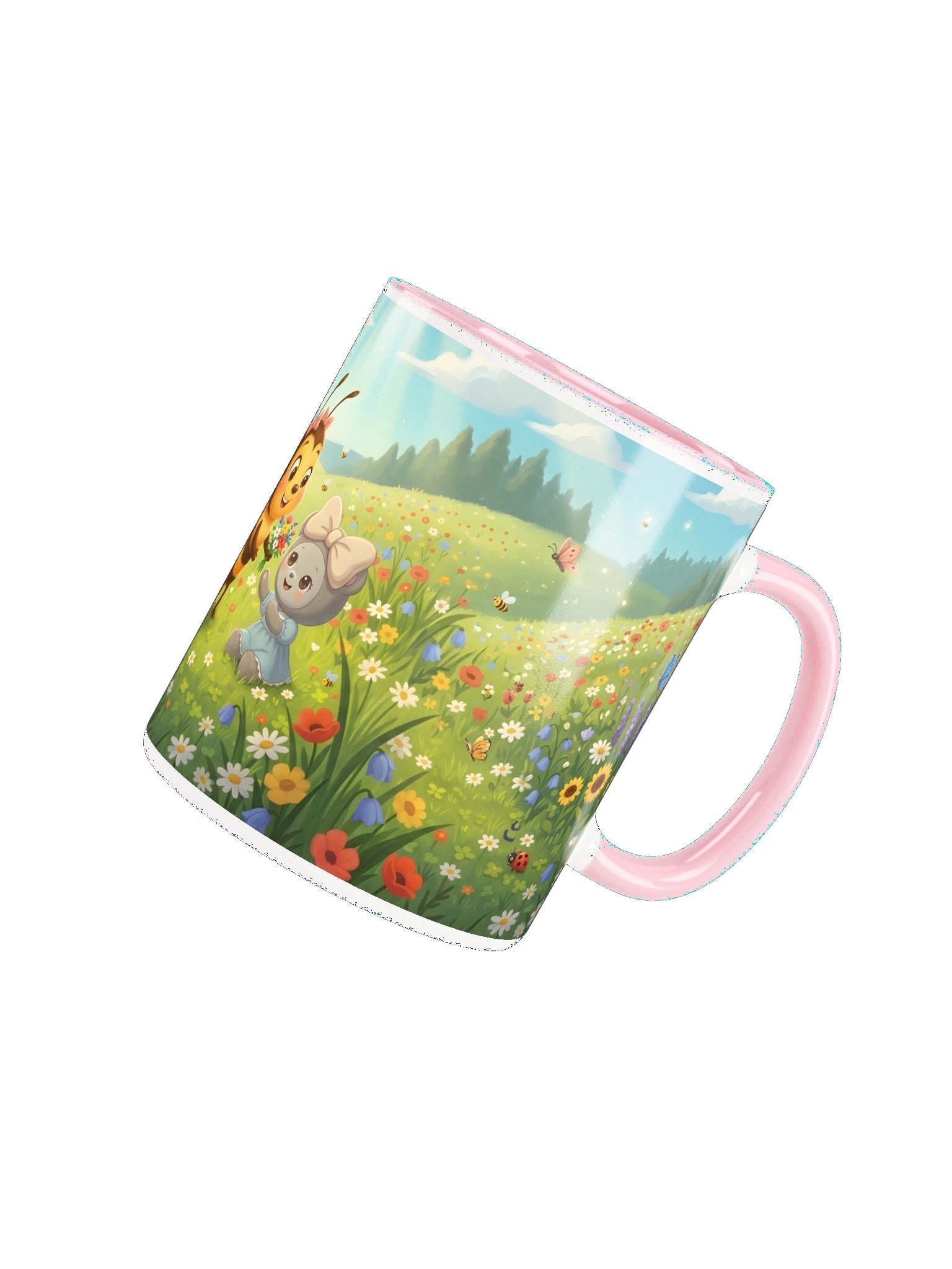 Šalica - Pčelica Dina i Lutkica Lina - Vesela livada🐝🌷 product image (34)