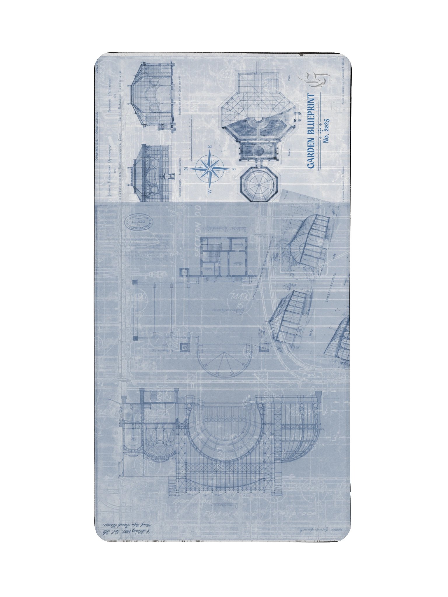 Garden Blueprint Desk Mat product image (4)