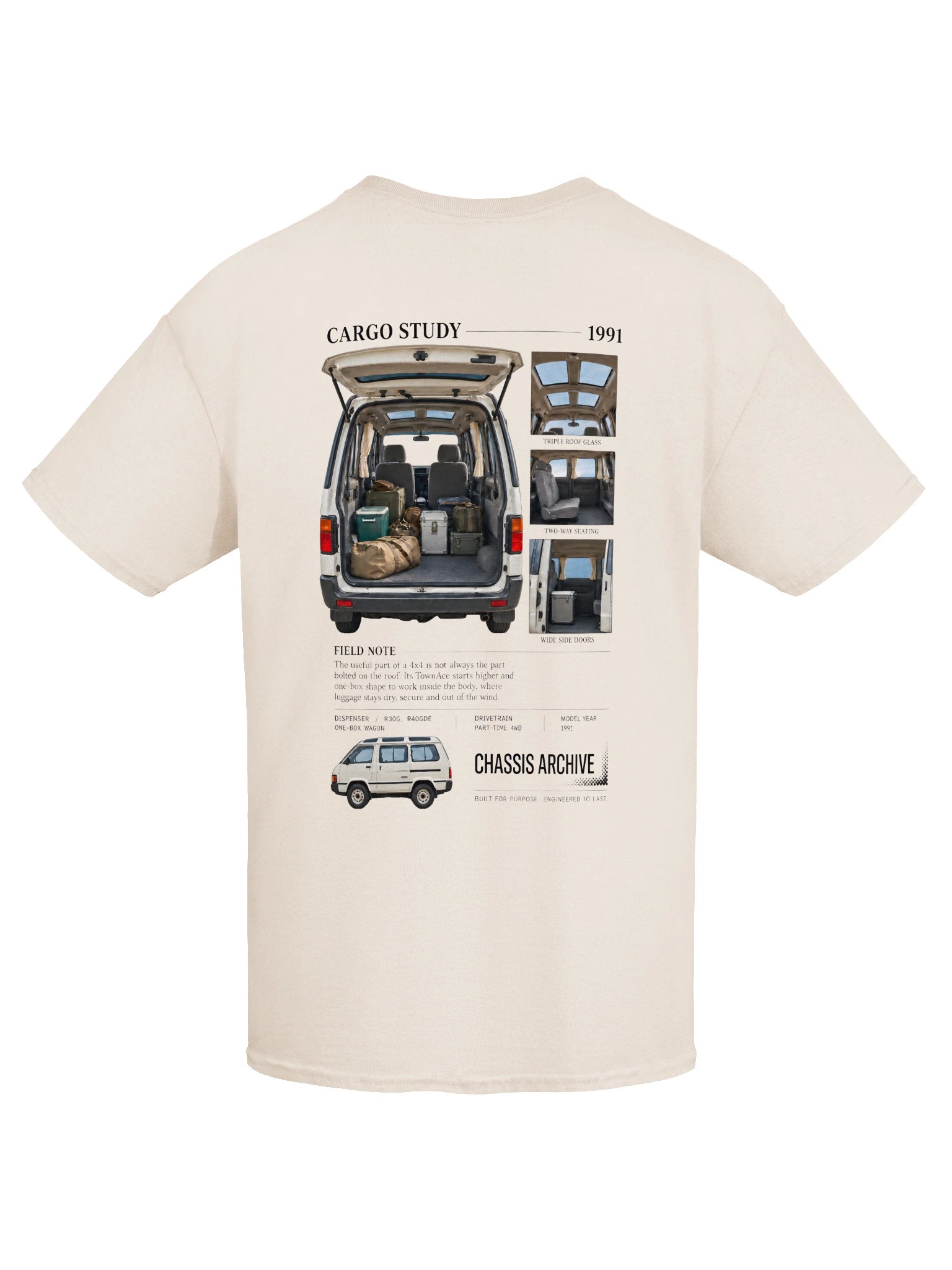 Wrong 4x4: 1991 Toyota TownAce 4WD Tee product image (58)