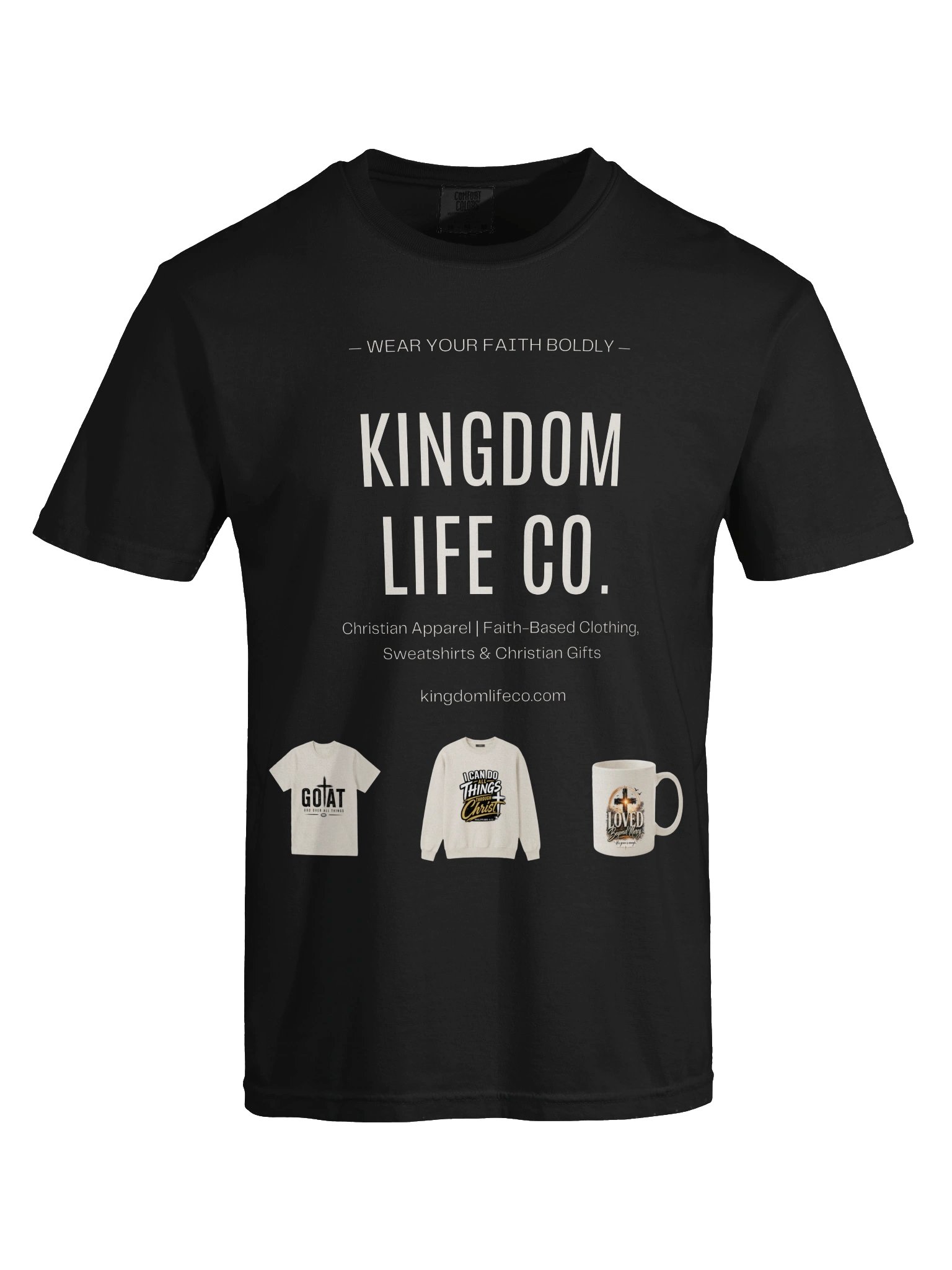 Kingdom Life Co. Christian Apparel | Faith-Based Clothing, Sweatshirts & Christian Gifts | kingdomlifeco.com product image (6)