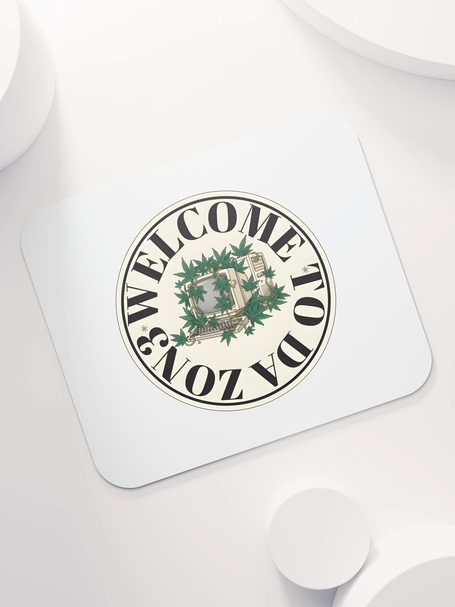 Leafy Welcome Mouse Pad product image (7)