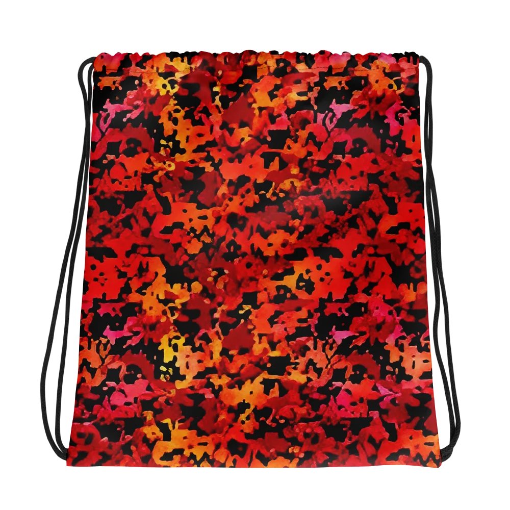 Blazing Camo Drawstring Backpack product image (1)