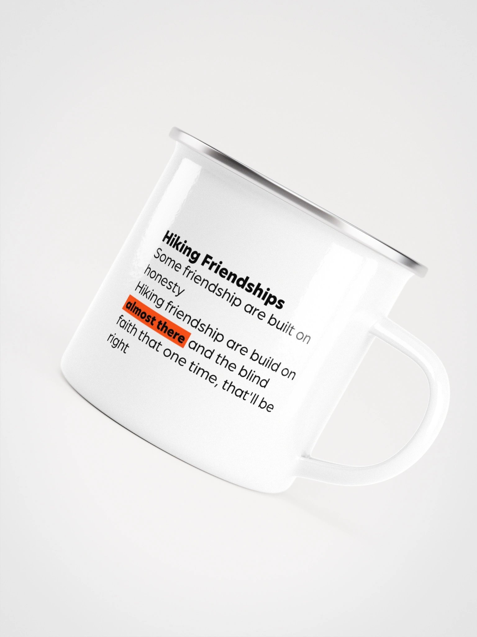 Hiking Friendships - Enamel Mug product image (5)