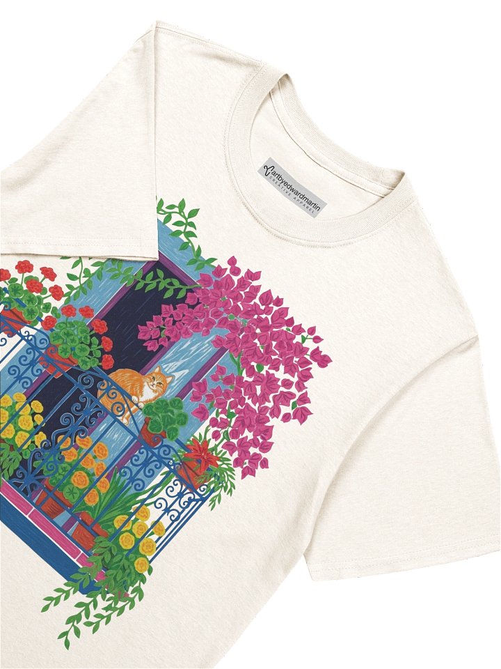 Balcony Cat Unisex Tee product image (127)