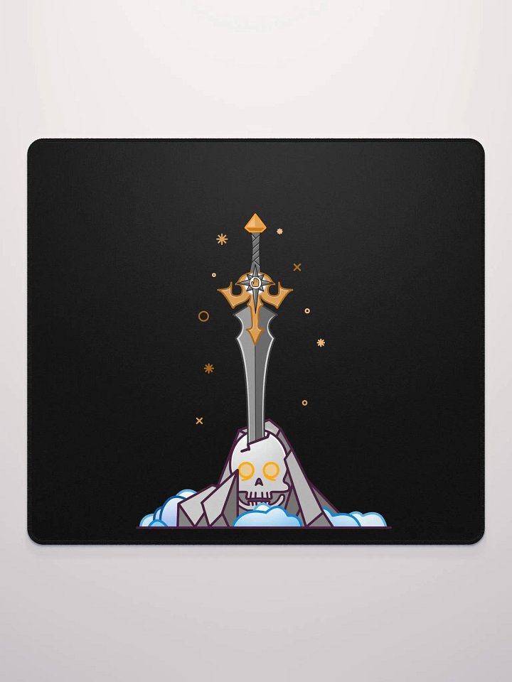 Sword in the Skull - Argent Variation - Gaming Pad product image (3)