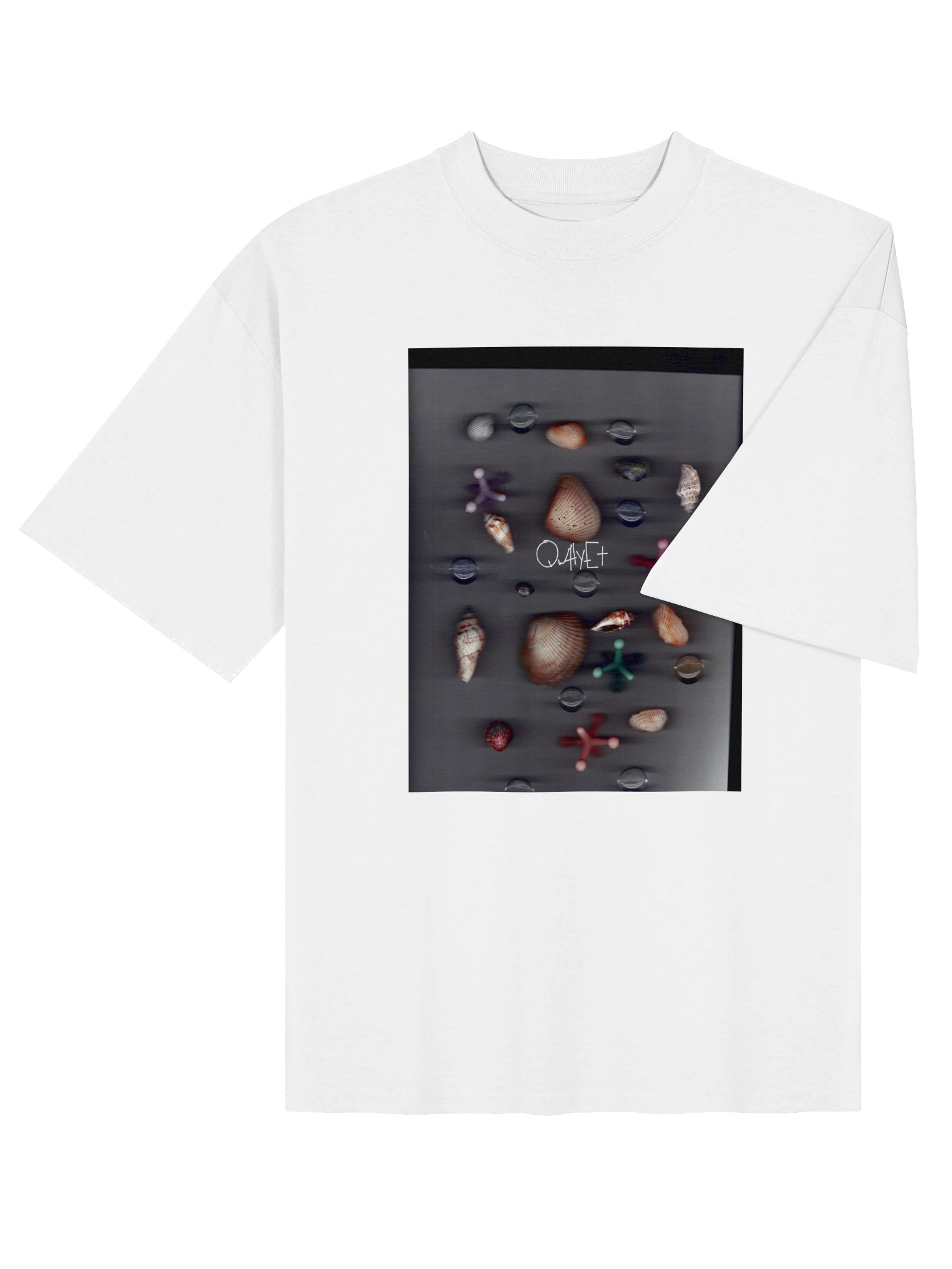 QWHYET Shellscape Shifted Oversized Tee product image (4)
