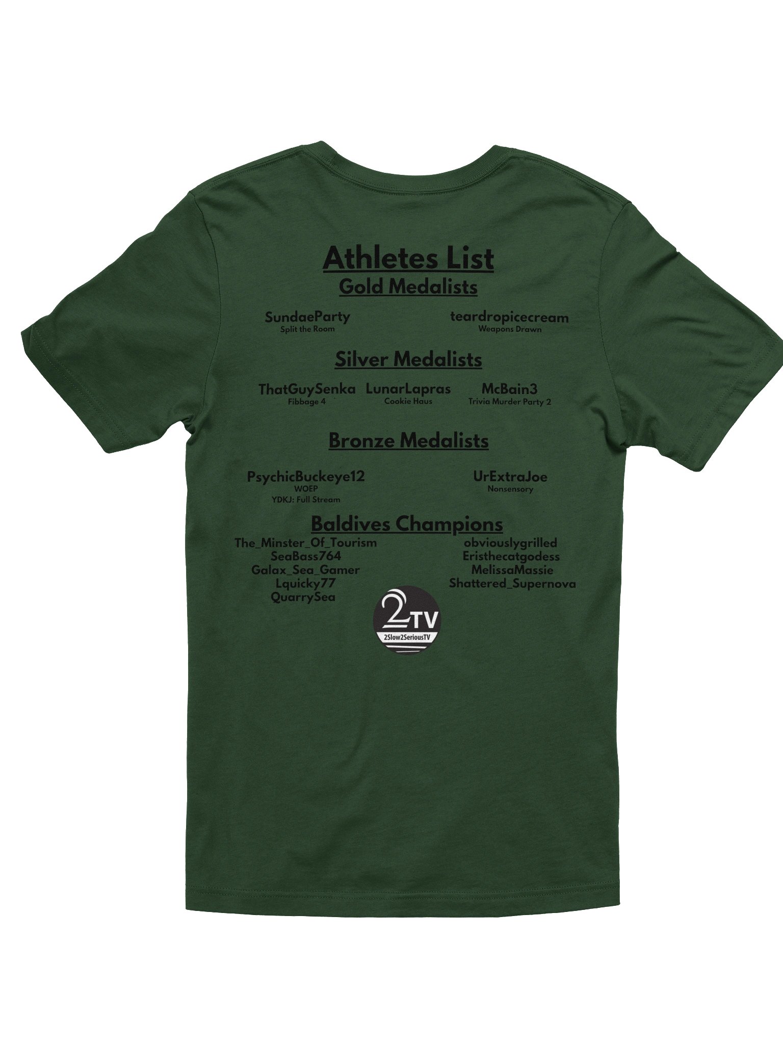 2026 Baldives Olympic Champions T-Shirt product image (5)