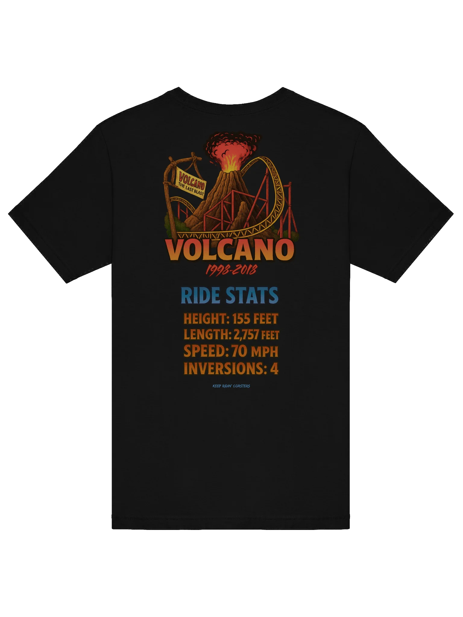 Volcano - The Blast Coaster Tee product image (6)