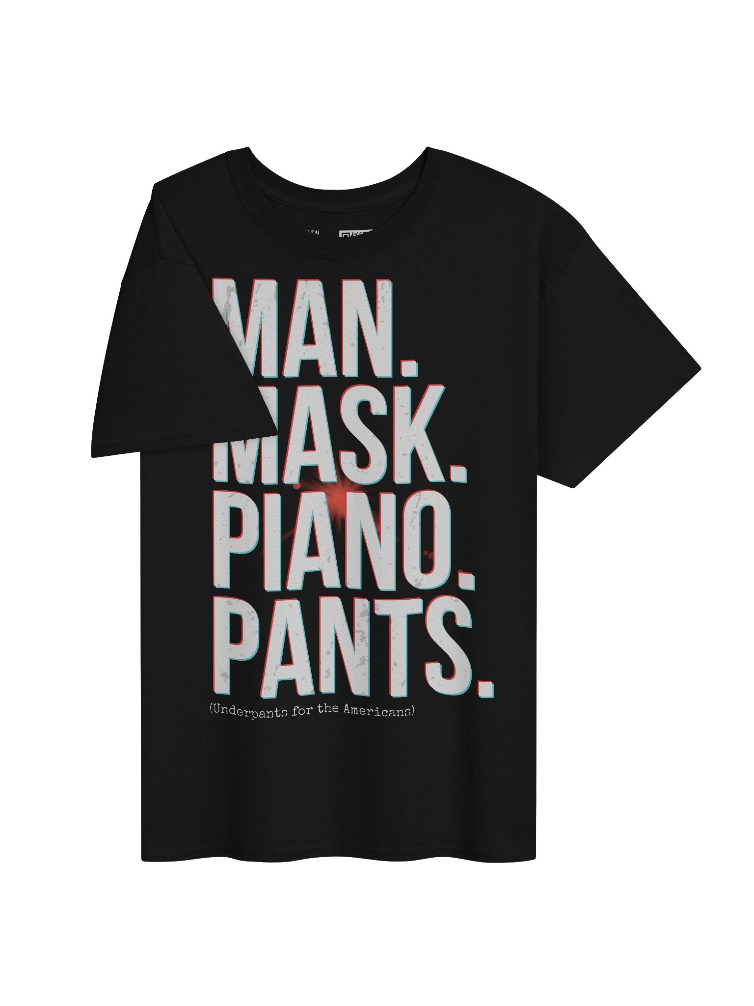 *BRAND NEW* Man. Mask. Piano. Pants. T-shirt (version 1) product image (3)