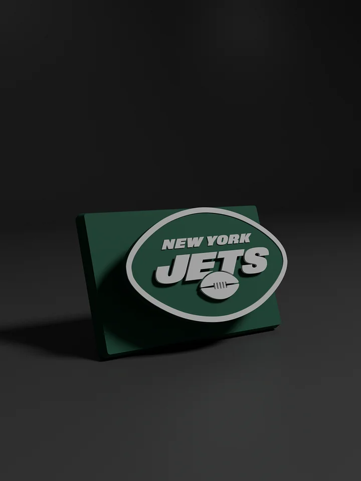 New York Jets 3D Printed Floating Logo Sign (Digital File Only) product image (1)