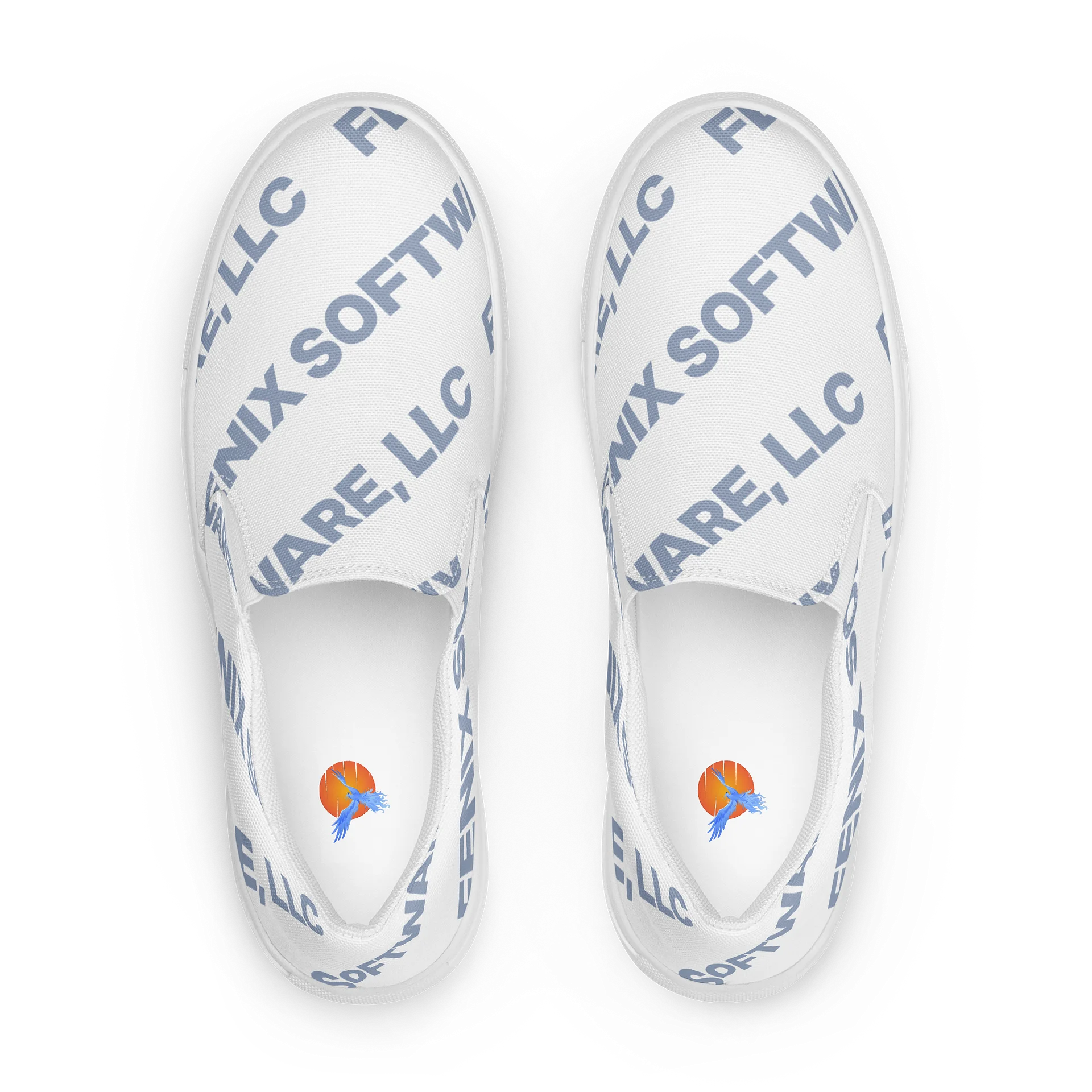 Fenix Software Watermark Pattern Slip-On Canvas Shoes product image (1)
