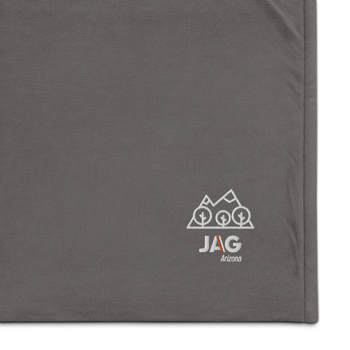 JAG Embroidered Premium Sherpa Blanket product image (1)
