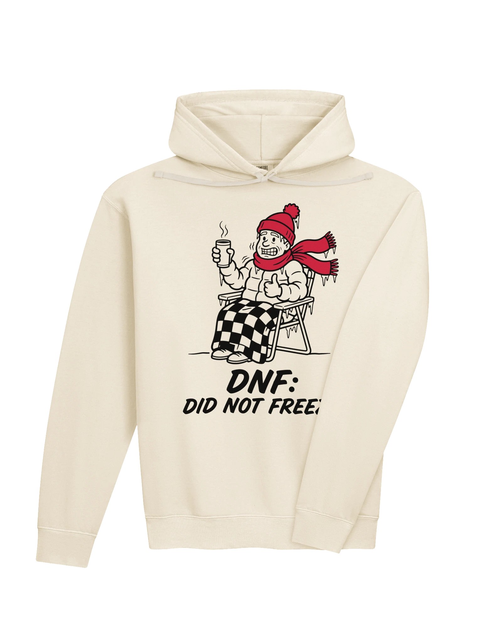 DNF: Did Not Freeze Race Fan Hoodie product image (7)
