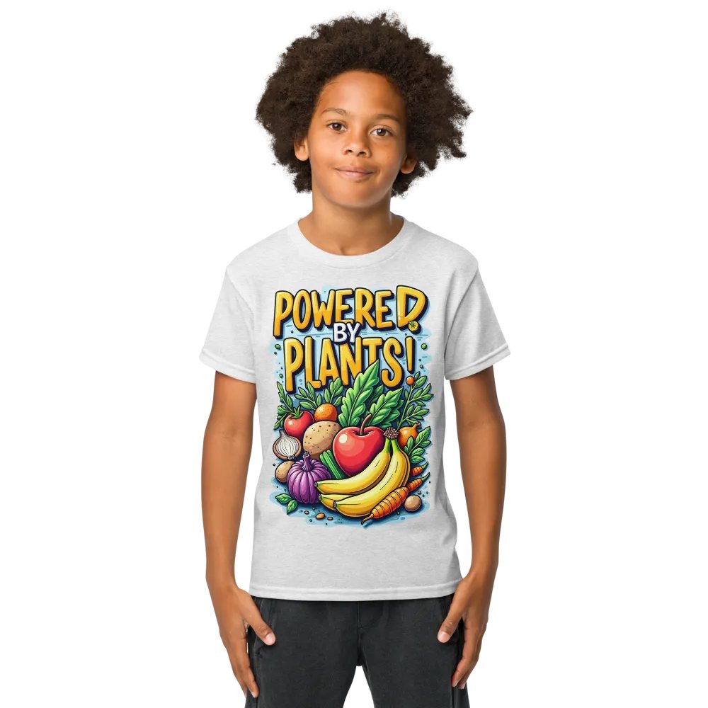 Plant-Powered Youth Tee product image (9)
