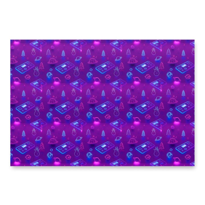 Ibreon Esports Holiday Wrapping Paper - Neon Space product image (1)